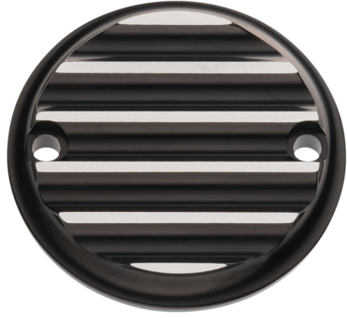 Joker Machine - Joker Machine Points Cover - Finned - Black Anodized/Silver - 02-970-2