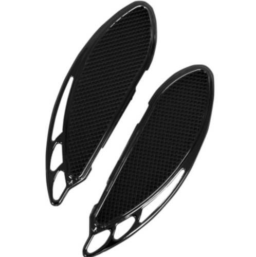 Carl Brouhard Designs - Carl Brouhard Designs Elite Velocity Passenger Floorboards - Black - FBR003B