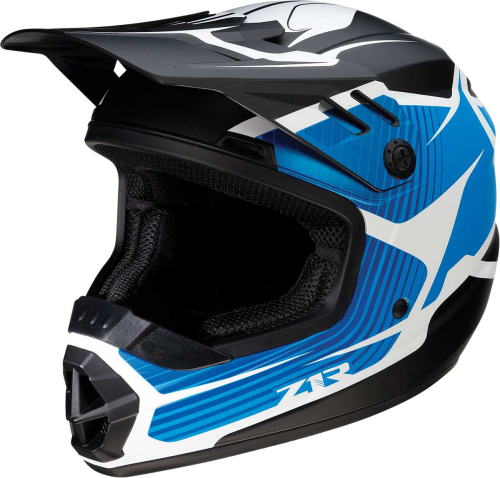 Z1R - Z1R Rise Flame Youth Helmet - 0111-1448 - Blue - Small