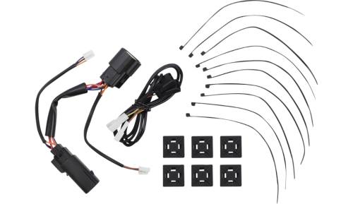 Custom Dynamics - Custom Dynamics Lower Saddlebag Side Marker LED Lights - Red Lens/Black Housing - CD-SB-SIDE-RB