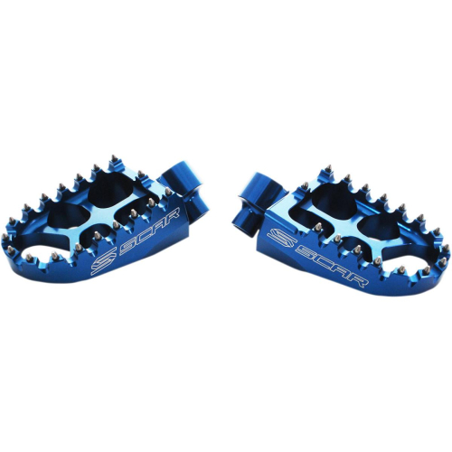 Scar Racing - Scar Racing Evolution Racing Footpegs - Blue - S5511B