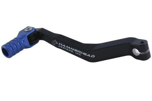 Hammerhead Designs - Hammerhead Designs Shifter Lever Kit with Knurled Shifter Tip (+15mm Offset) - Black/Blue - 01-0764-08-20
