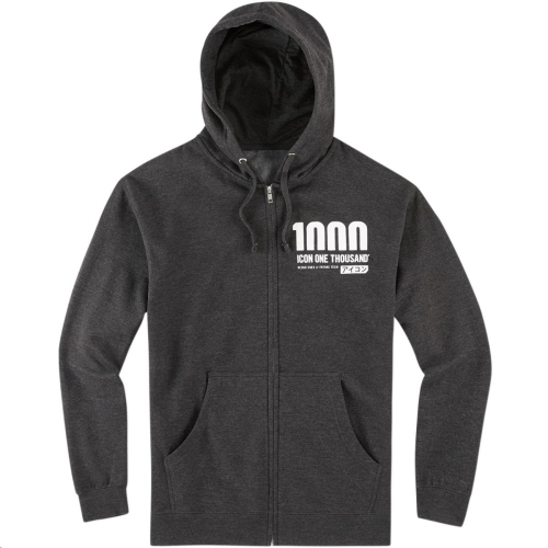 Icon 1000 - Icon 1000 Vertixal Hoody - 3050-4799 - Charcoal - Large