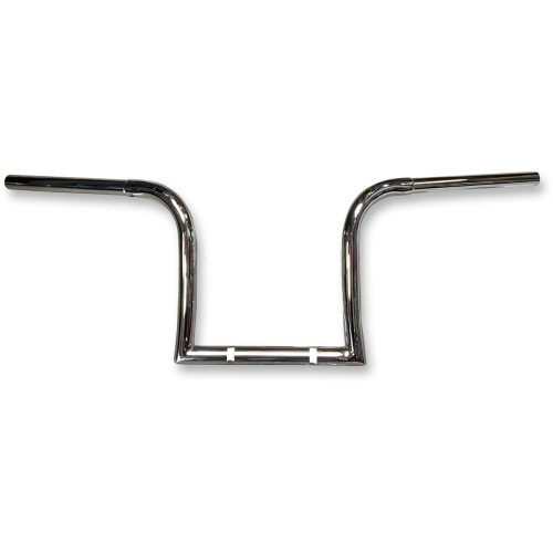 Nash Motorcycle Company - Nash Motorcycle Company Gimp Hangers Handlebar - 10in End Rise - 1in Dia. x 33in W - 10.5in Center Width - 5in Pullback - Ch - 10IGCHDK