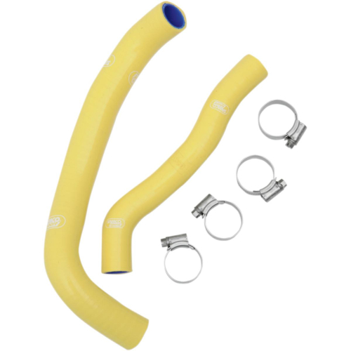 Moose Racing - Moose Racing Radiator Hose/Clamp Kit - Yellow - MBU-SUZ-39-YL