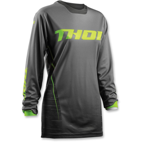 Thor - Thor Pulse Dashe Womens Jersey - XF-2-2911-0153 - Gray/Lime - Small