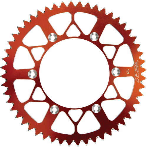Fly Racing - Fly Racing Aluminum Rear Sprocket - Orange - 52T - 316-52 ORG