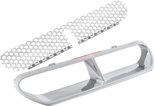 Show Chrome - Show Chrome Fairing Vent Trim with Shroud - 91-308WS