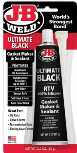 JB Weld - JB Weld Ultimate Black Oxime - 3oz. - 32329
