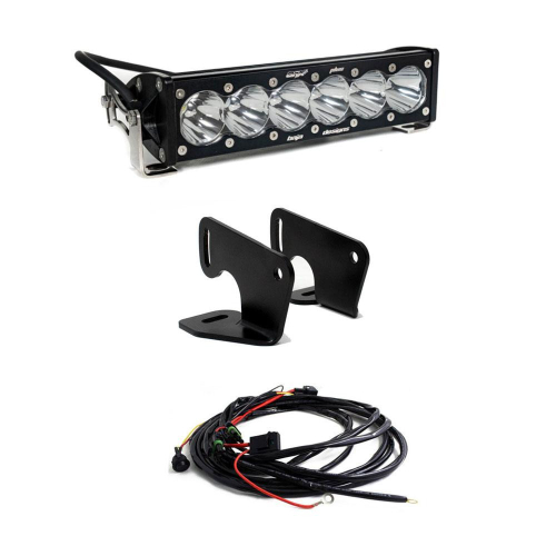 Baja Designs - Baja Designs ONX6 Plus Hood Mount Light Bar Kit - 10in. - 447167
