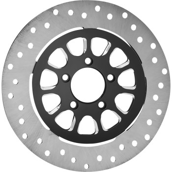 RC Components - RC Components Dynasty 11.8in. Floating Front Rotor - Anodized Black - COG117117ELF2K