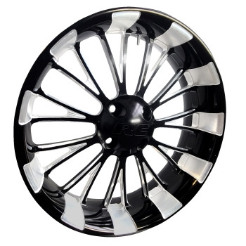 RC Components - RC Components Dynasty Forged Aluminum Rear Wheel - 18in.x5.50in. - Black Anodized; Eclipse - 0318550-117E-TR