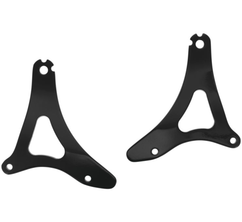 Kuryakyn - Kuryakyn Fixed Backrest Mounts - Black - 7087
