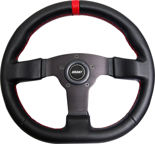 Grant - Grant Race and Performance Wheel - 12.5in. x 11.75in. - Black/Red - 603