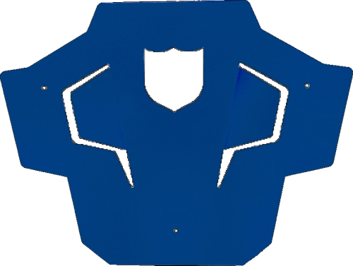 Pro Armor - Pro Armor Rear Sport Bumper Skid Plate - Polaris Blue - P199P367PB