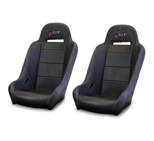Dragonfire Racing - Dragonfire Racing HighBack GT Seats (Pair) - Black - 15-1152