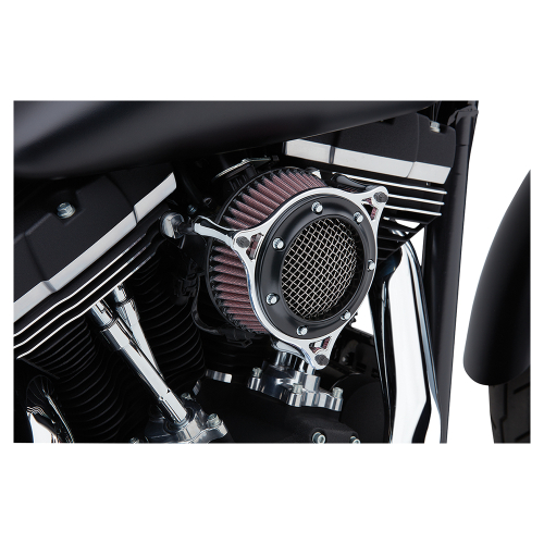 Cobra - Cobra RPT Air Intake - Chrome Ring with Black Frame - 606-101-05CB