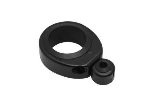 Bikers Choice - Bikers Choice Swivel Head Cable Clamp - 1 1/4in. Single/1 1/2in. without Rubber Sleeve - Black - 11-0090