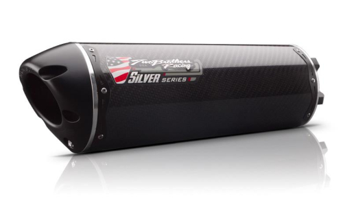 Two Brothers Racing - Two Brothers Racing M-2 Silver Series V.A.L.E. Full System - Carbon Fiber - 005-3270105V-S