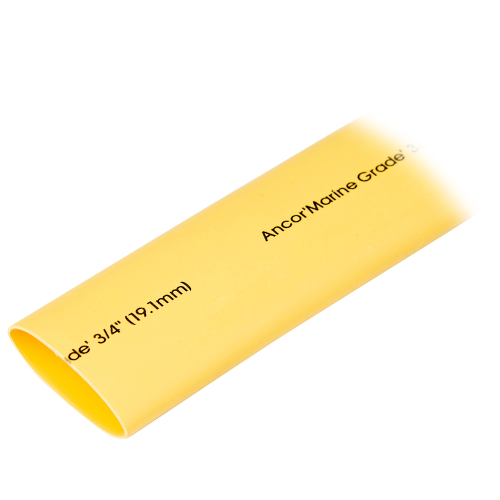Ancor - Ancor Heat Shrink Tubing 3/4" x 48" - Yellow - 1 Piece
