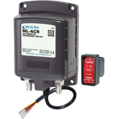 Blue Sea Systems - Blue Sea 7620 ML-Series Automatic Charging Relay (Magnetic Latch) 12VDC