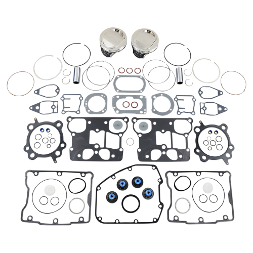 Wiseco - Wiseco VT Piston Kit (95ci., Domed) - .010in. Oversize to 3.885in., 10.5:1 Compression - VT2711