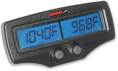Koso North America - Koso North America Dual EGT Meter with Fast-Response EGT Sensors - BA006B61X