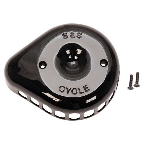 S&S Cycle - S&S Cycle Stealth Mini Tear-Drop Air Cleaner Cover - Black - 170-0367