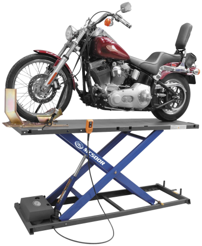 K&L Supply - K&L Supply MC500R 1,100lb. Hydraulic Lift - Blue - 35-4500