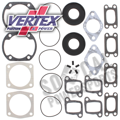 Vertex - Vertex Gasket Set with Oil Seals - 711162D