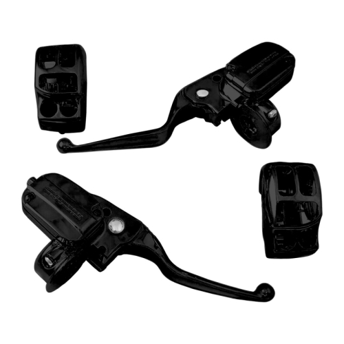 HardDrive - HardDrive 17-Up Style Handle Bar Controls - Black - 53983