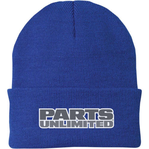 Throttle Threads - Throttle Threads Parts Unlimited Beanie - PSU30H90RBOR - Blue - OSFM