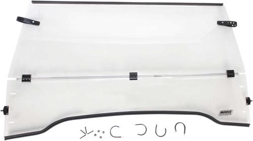 Moose Utility - Moose Utility Full Folding Windshield - LEMA100-0007