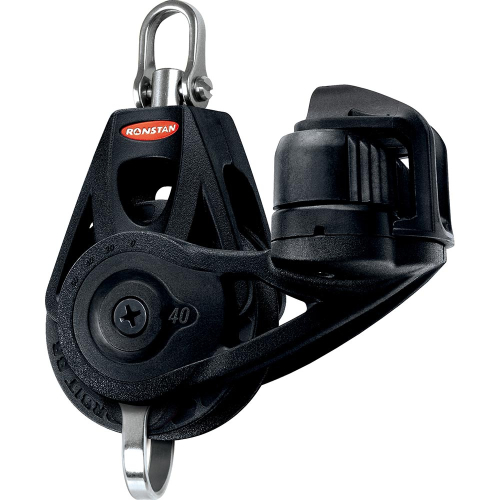 Ronstan - Ronstan Series 40 Ball Bearing Orbit Block - Single - Becket - Cleat - Swivel Head