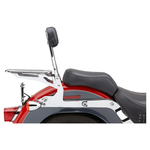 Cobra - Cobra Detachable Backrest Kit - Chrome - 602-2001