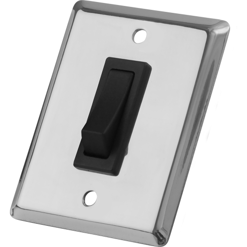 Sea-Dog - Sea-Dog Single Gang Wall Switch - Stainless Steel