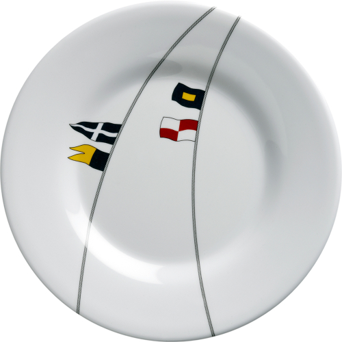 Marine Business - Marine Business Melamine Round Dessert Plate - REGATA - 7" Set of 6