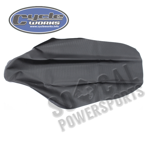 Quad Works - Quad Works Cycle Works Seat Cover - Gripper Black - 36-12597-01