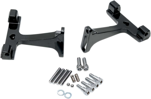 Drag Specialties - Drag Specialties Standard Passenger Floorboard Mounts - Black - P17-0406B