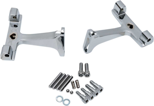 Drag Specialties - Drag Specialties Standard Passenger Floorboard Mounts - Chrome - P17-0406C