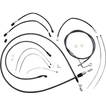 Magnum - Magnum Karbonfiber Handlebar Installation Kit for 15in-17in. Ape - 7871152