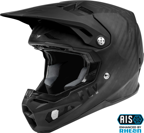 Fly Racing - Fly Racing Formula Carbon Solid Youth Helmets - 73-4429YL - Matte Black Carbon - Large