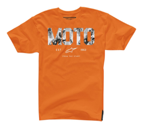 Alpinestars - Alpinestars Moto Start T-Shirt - 10457200740XL - Orange - X-Large