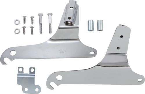 Khrome Werks - Khrome Werks Sissy Bar Sideplates - Chrome - 263715