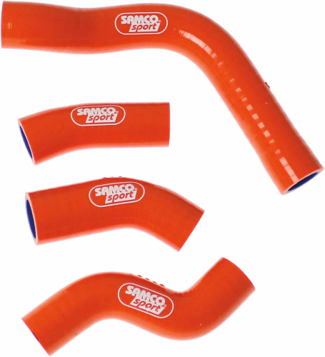 Moose Racing - Moose Racing OEM Fit Radiator Hose Kit - 4 Piece - Orange - 1902-0796
