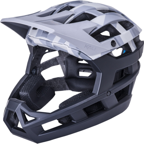 Kali Protectives - Kali Protectives Invader 2.0 Helmet - 0221821217 - Gray/Black - Lg-2XL