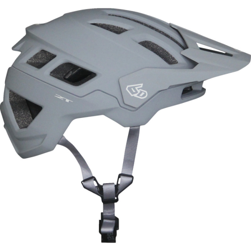 6D - 6D ATB-2T Ascent Bicycle Helmet - 23-0086 - Gray Matte - Md-Lg