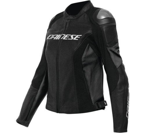 Dainese - Dainese Racing 4 Perforated Leather Womens Jacket - 202533849-631-42 - Black - 4
