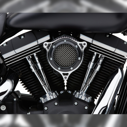 Cobra - Cobra RPT Air Intake - Black Ring with Chrome Frame - 606-0103-05BC