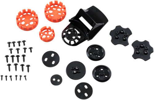 Alpinestars - Alpinestars Visor Crown Set for S-M10/S-M8 Supertech Helmets - Black - 89832191903OS